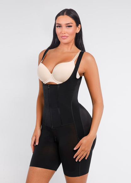 Rebecca 2.0 - Post-Surgery U-Shaped Bust Support Shapewear with Waist and Abdomen Control