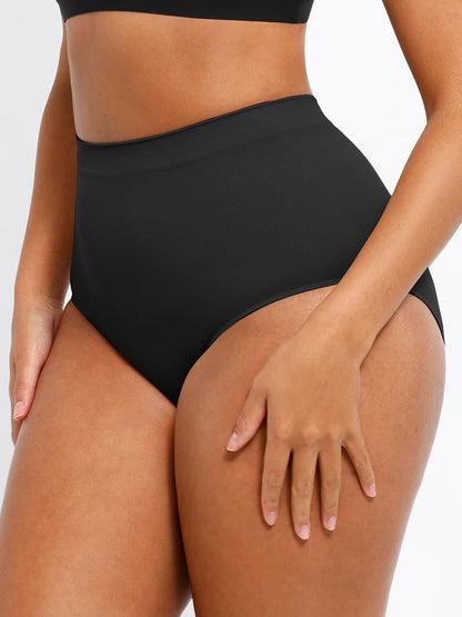 Ashley Brief – Seamless High-Waist Shaping Brief with Tummy Control and Antibacterial Protection