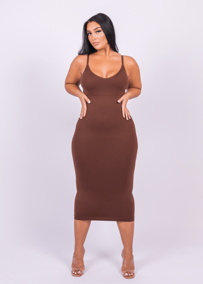 Azura – Seamless 360° Sculpting Bodycon Dress with Built-In Shaping