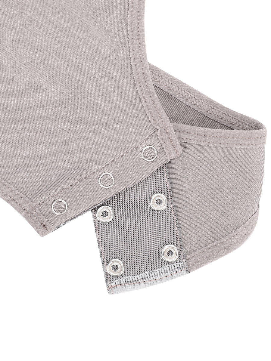 Rosina - Eco-friendly Seamless Thong Bodysuit with Long Sleeves & Turtle Neck