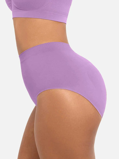 Ashley Brief – Seamless High-Waist Shaping Brief with Tummy Control and Antibacterial Protection