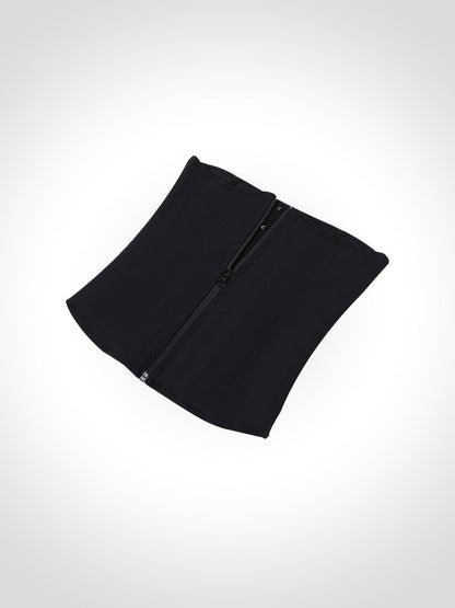 Tara - Waist Trainer with Zipper and Hooks - 9 Steel Bones