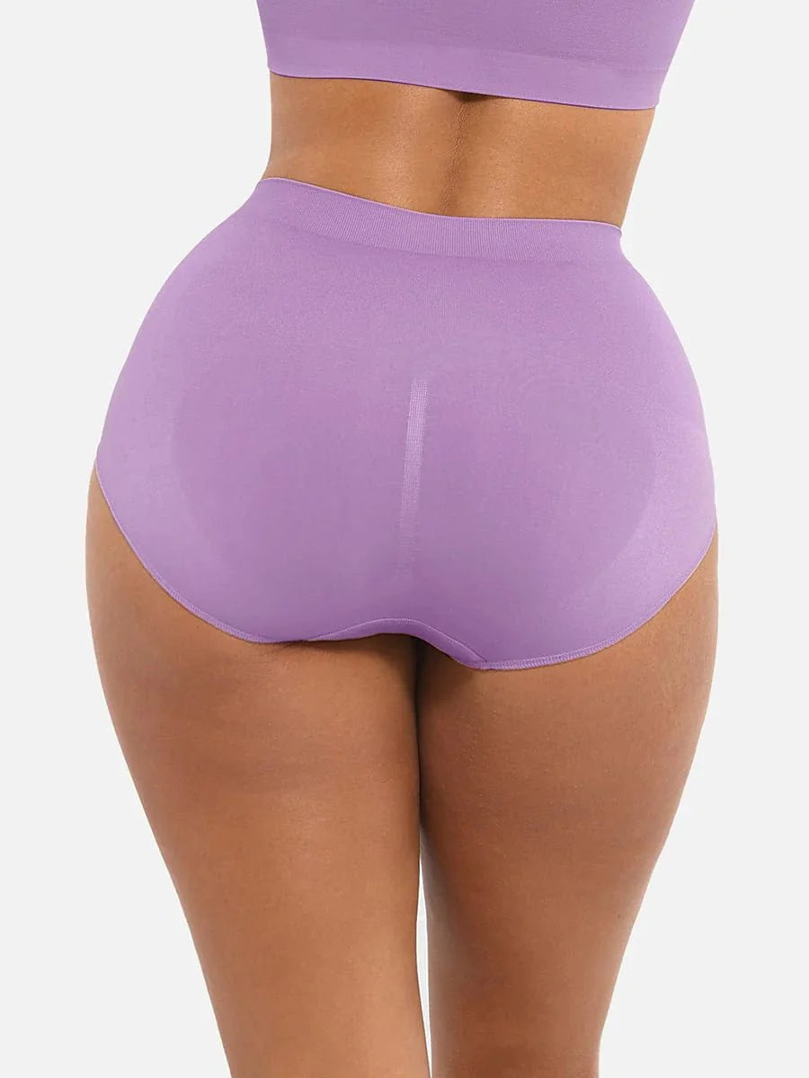 Ashley Brief – Seamless High-Waist Shaping Brief with Tummy Control and Antibacterial Protection