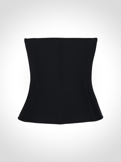 Tara - Waist Trainer with Zipper and Hooks - 9 Steel Bones