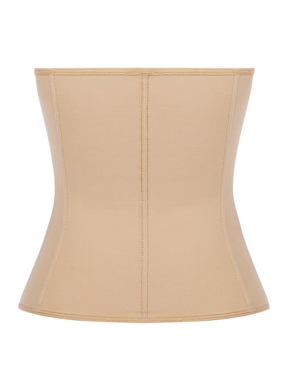 Tara - Waist Trainer with Zipper and Hooks - 9 Steel Bones