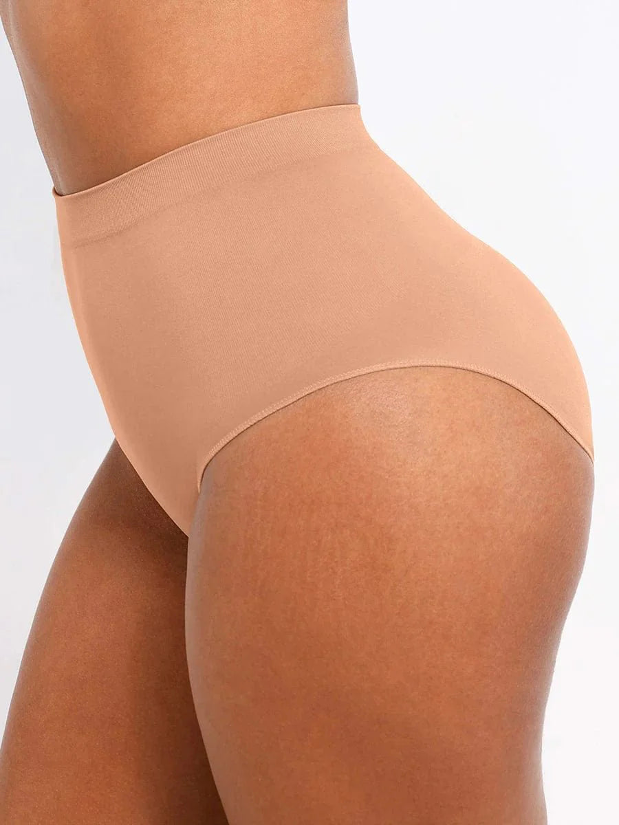 Ashley Brief – Seamless High-Waist Shaping Brief with Tummy Control and Antibacterial Protection