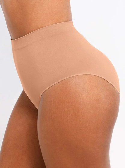 Ashley Brief – Seamless High-Waist Shaping Brief with Tummy Control and Antibacterial Protection
