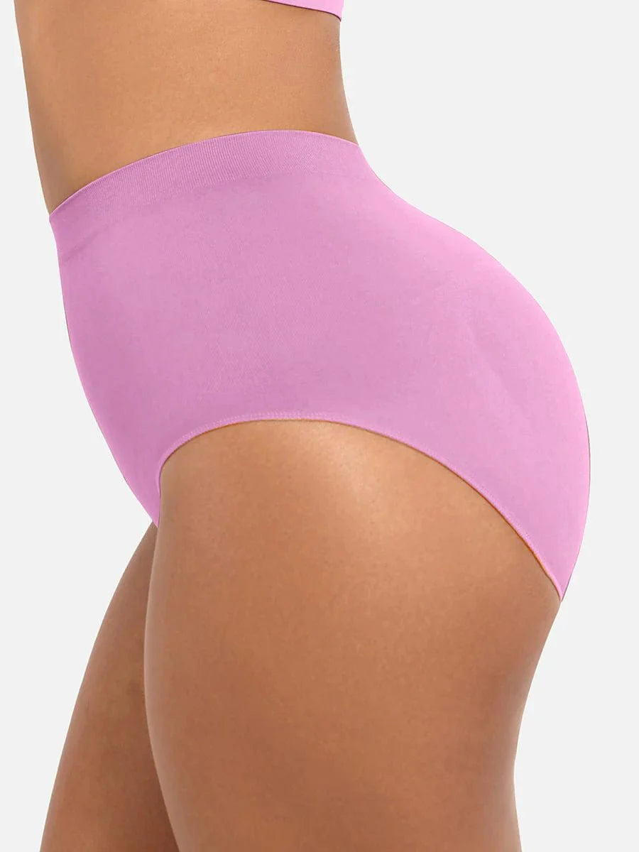 Ashley Brief – Seamless High-Waist Shaping Brief with Tummy Control and Antibacterial Protection