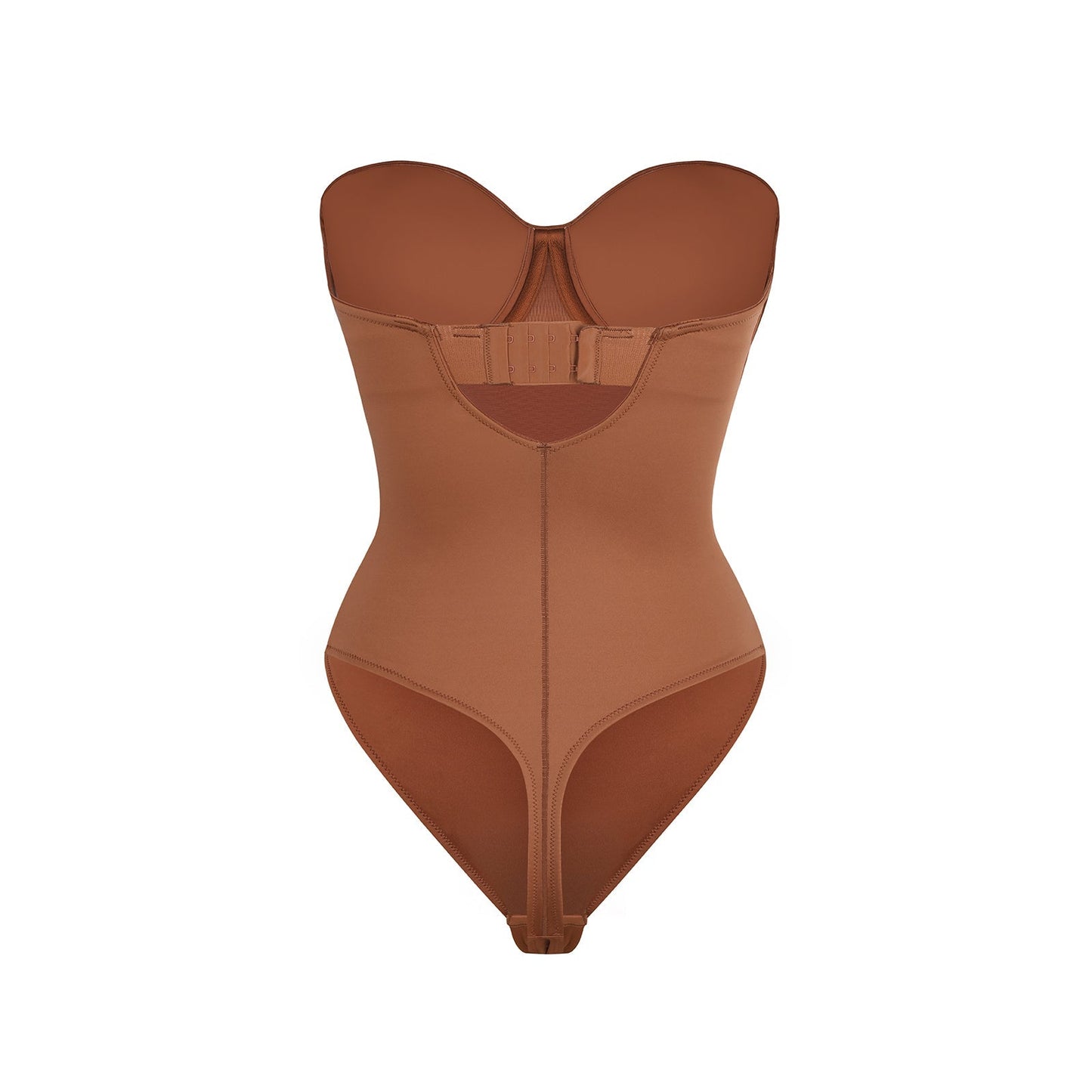 Monica - One-Piece Thong Bodysuit with Underwire, Removable Waist Straps & Abdomen Shaping