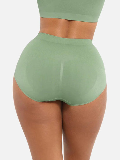 Ashley Brief – Seamless High-Waist Shaping Brief with Tummy Control and Antibacterial Protection