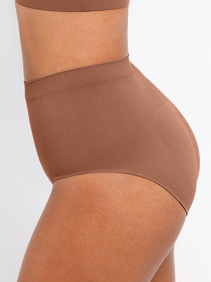 Ashley Brief – Seamless High-Waist Shaping Brief with Tummy Control and Antibacterial Protection