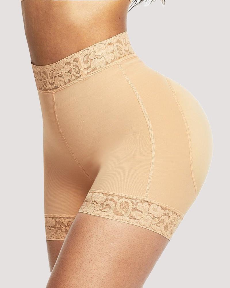 Cindy - High Waist Lace Butt Lifter Tummy Control Panty