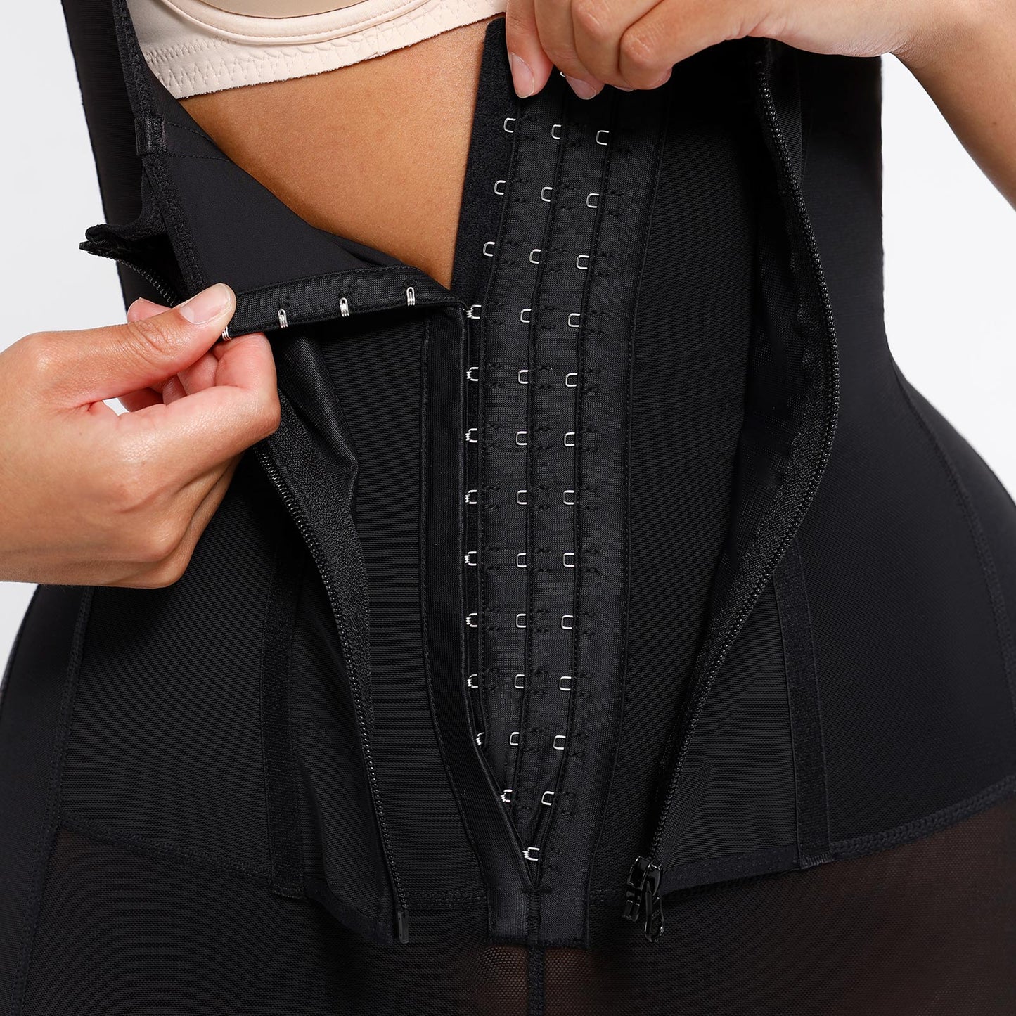 Rebecca 2.0 - Post-Surgery U-Shaped Bust Support Shapewear with Waist and Abdomen Control