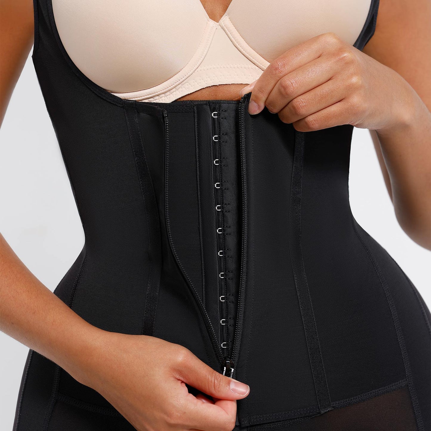 Rebecca 2.0 - Post-Surgery U-Shaped Bust Support Shapewear with Waist and Abdomen Control