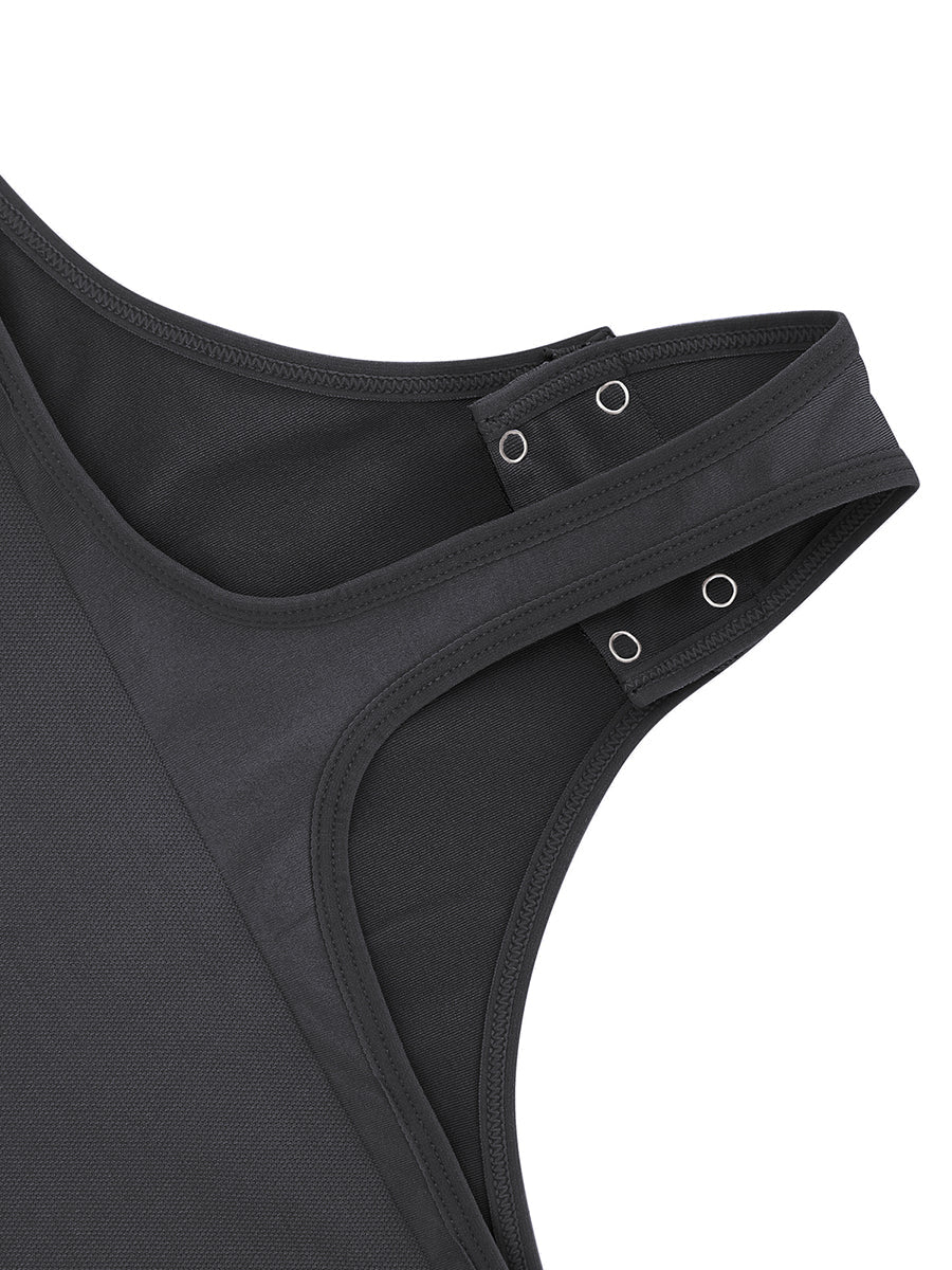 Rosina - Eco-friendly Seamless Thong Bodysuit with Long Sleeves & Turtle Neck