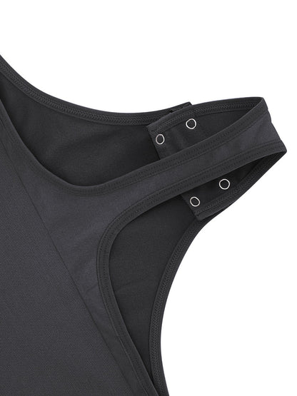 Rosina - Eco-friendly Seamless Thong Bodysuit with Long Sleeves & Turtle Neck