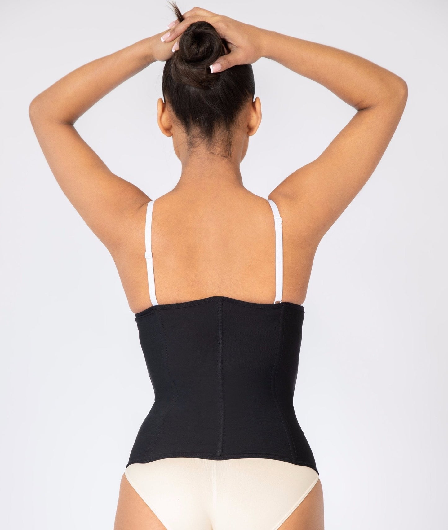 Tara - Waist Trainer with Zipper and Hooks - 9 Steel Bones