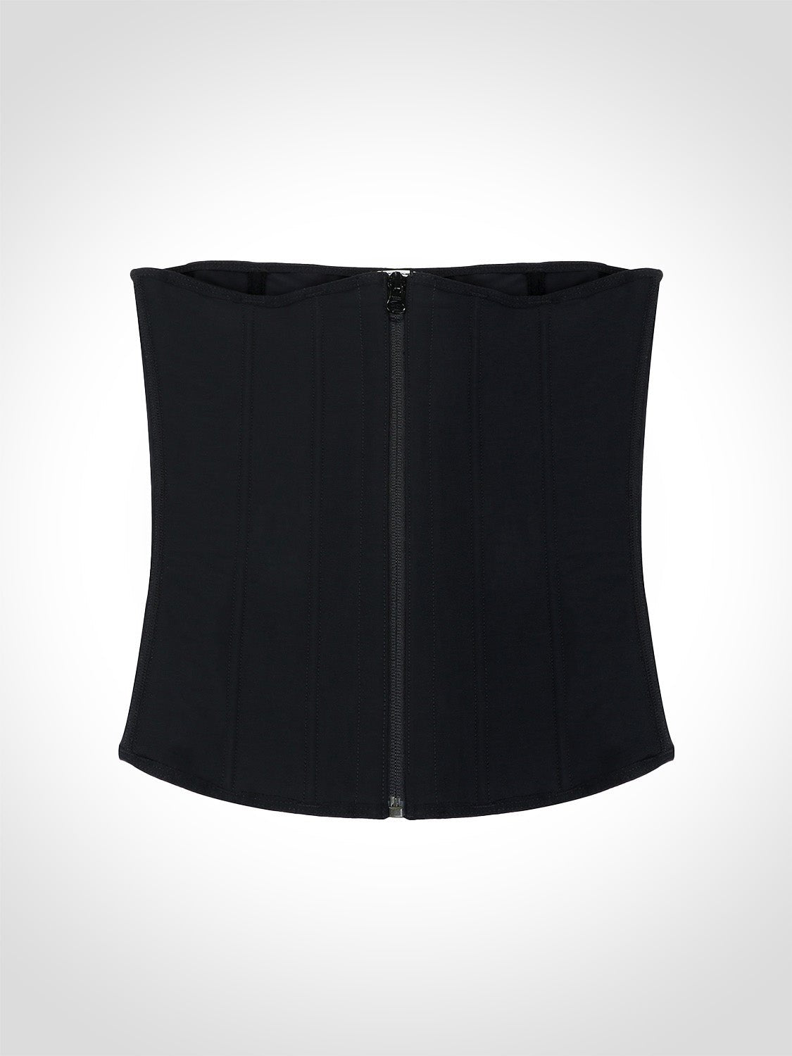 Tara - Waist Trainer with Zipper and Hooks - 9 Steel Bones